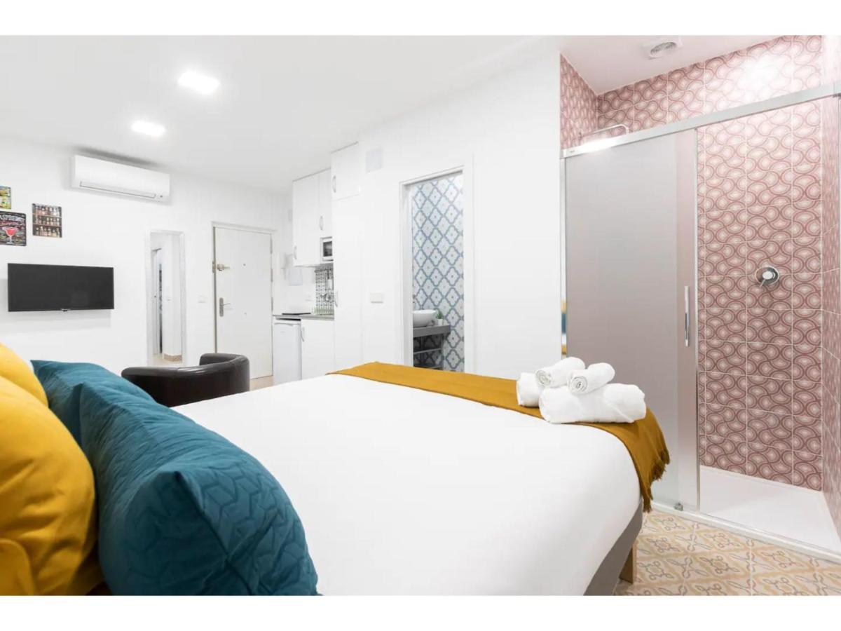 Acogedor Y Silencioso Estudio M1 Embajadores Madrid Exteriér fotografie