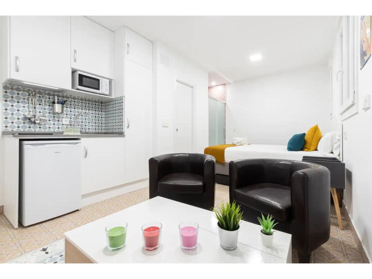 Acogedor Y Silencioso Estudio M1 Embajadores Madrid Exteriér fotografie